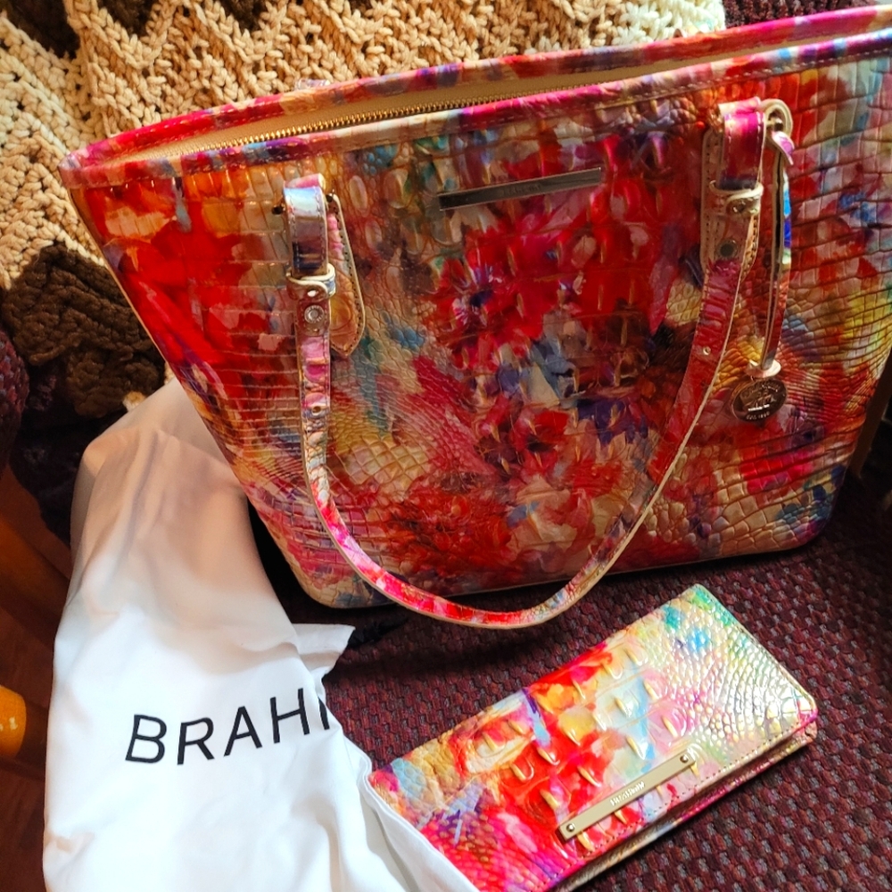 Brahmin purse and wallet